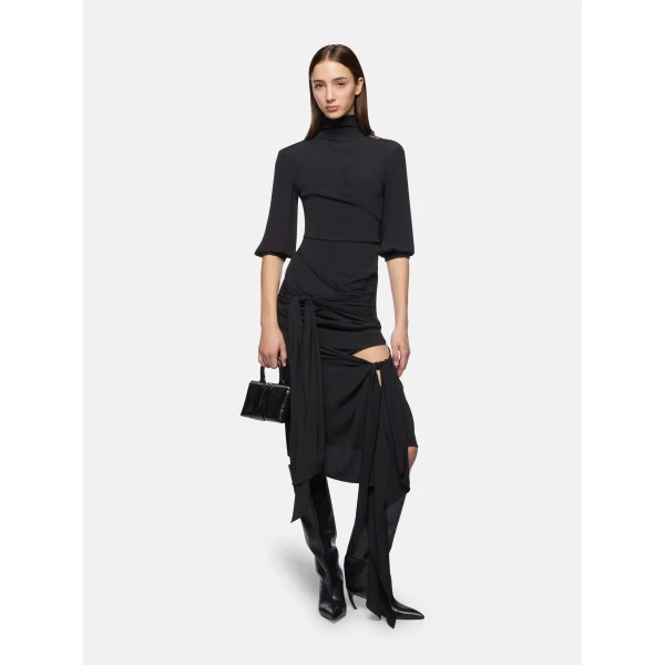 The Attico Black Top - The Attico Tops - Designed by Gilda Ambrosio & Giorgia Tordini - Shop at Luxury Shoes 