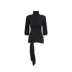 The Attico Black Top - The Attico Tops - Designed by Gilda Ambrosio & Giorgia Tordini - Shop at Luxury Shoes 