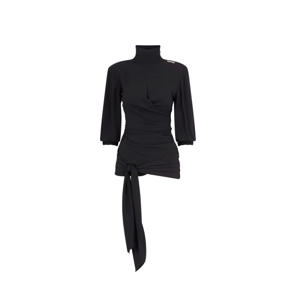 The Attico Black Top - The Attico Tops - Designed by Gilda Ambrosio & Giorgia Tordini - Shop at Luxury Shoes 