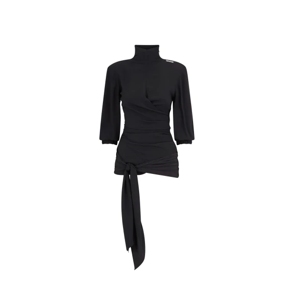 The Attico Black Top - The Attico Tops - Designed by Gilda Ambrosio & Giorgia Tordini - Shop at Luxury Shoes 