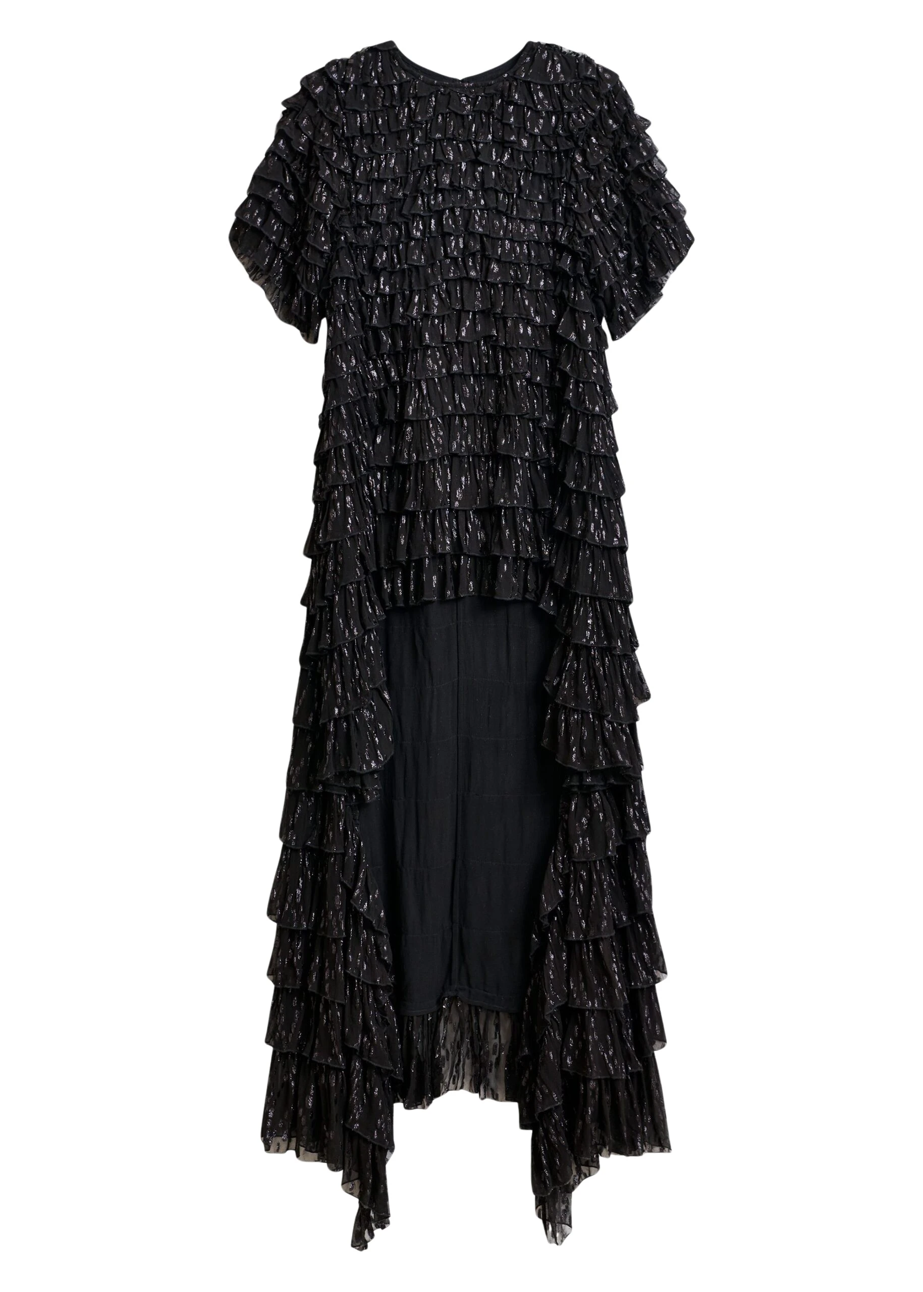 Black-ruffled-maxi-dress-with-asymmetric-hemline-Essentiel-Antwerp-Dresses-scaled89075_nobg Essentiel Antwerp Black ruffled maxi dress with asymmetric hemline - Essentiel Antwerp Dresses - Colorful Belgian Design - Shop at Luxury Shoes