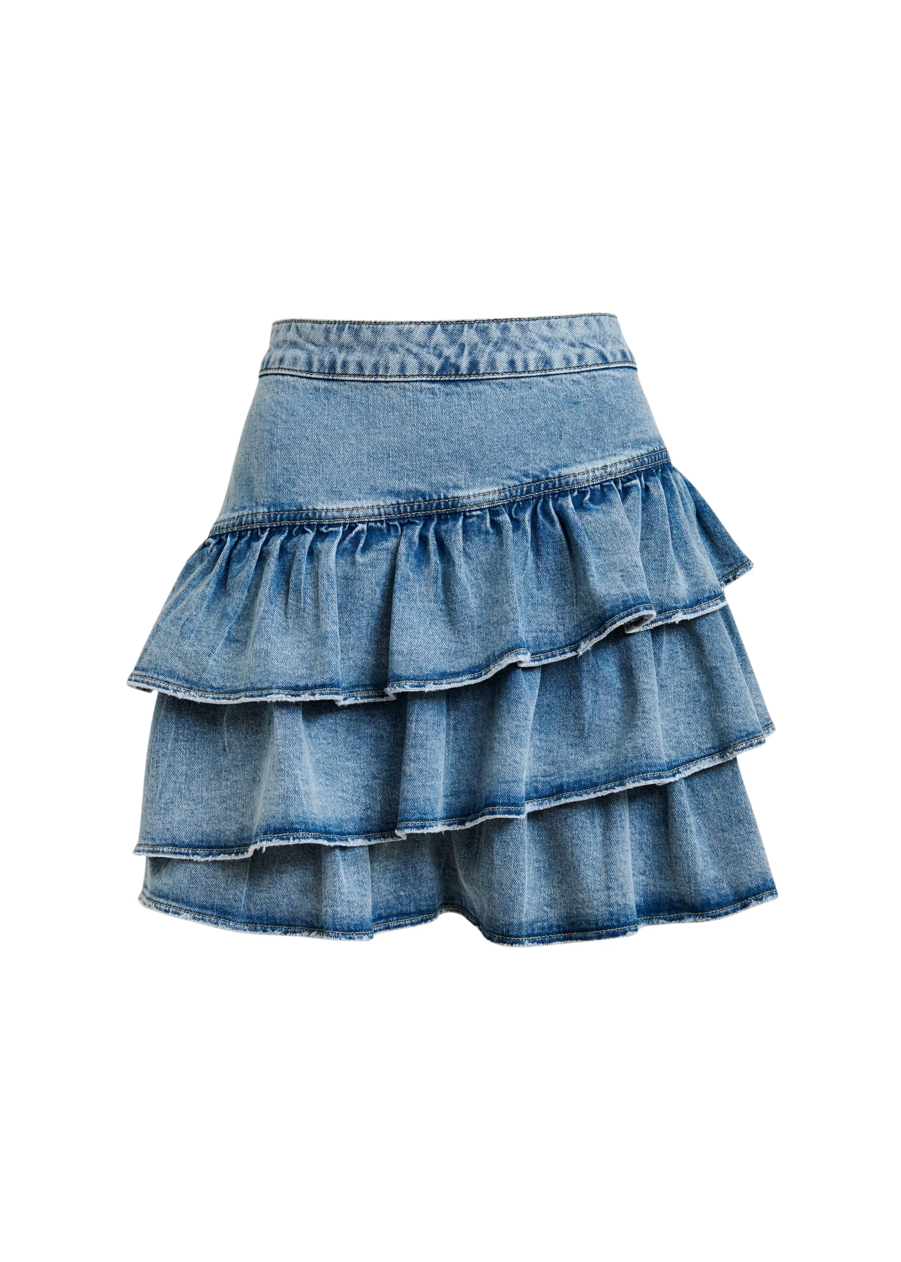 Blue-cotton-miniskirt-with-ruffle-details-Essentiel-Antwerp-Skirts-scaled22914_nobg Essentiel Antwerp Blue cotton miniskirt with ruffle details - Essentiel Antwerp Skirts - Colorful Belgian Design - Shop at Luxury Shoes
