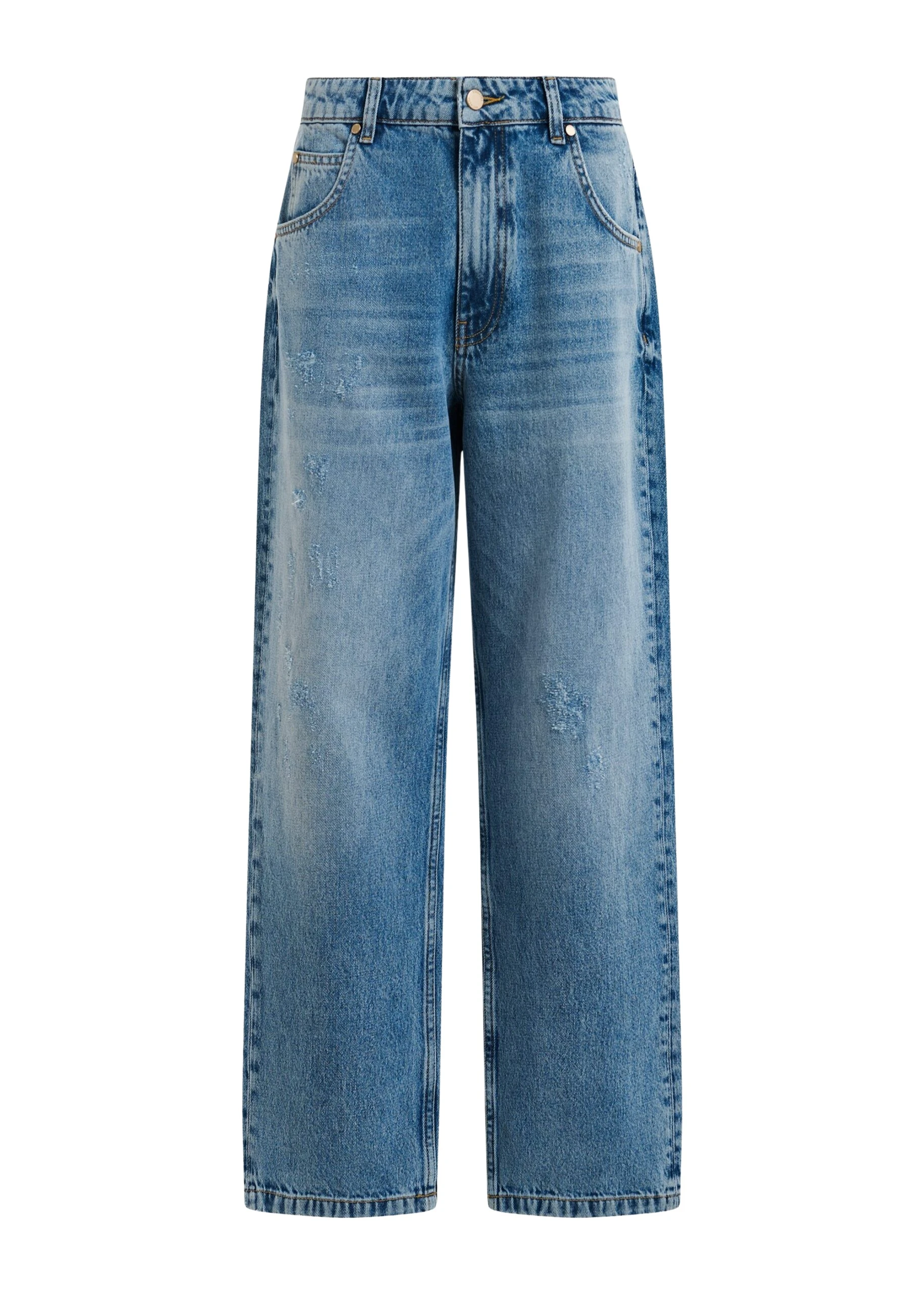 Blue-organic-cotton-cropped-boyfriend-jeans-Essentiel-Antwerp-Pants-scaled20672_nobg Essentiel Antwerp Blue organic cotton cropped boyfriend jeans - Essentiel Antwerp Pants - Colorful Belgian Design - Shop at Luxury Shoes