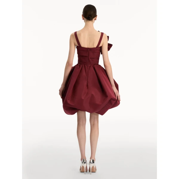 Oscar de la Renta Brooch Embroidered Cocktail Sleeveless Dress - Oscar de la Renta Dresses - American Couture - Shop at Luxury Shoes 