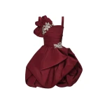 Oscar de la Renta Brooch Embroidered Cocktail Sleeveless Dress - Oscar de la Renta Dresses - American Couture - Shop at Luxury Shoes 