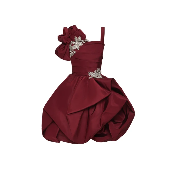 Oscar de la Renta Brooch Embroidered Cocktail Sleeveless Dress - Oscar de la Renta Dresses - American Couture - Shop at Luxury Shoes 
