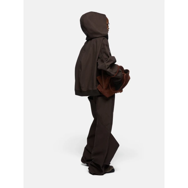 The Attico Brown Bomber - The Attico Jackets - Designed by Gilda Ambrosio & Giorgia Tordini - Shop at Luxury Shoes 