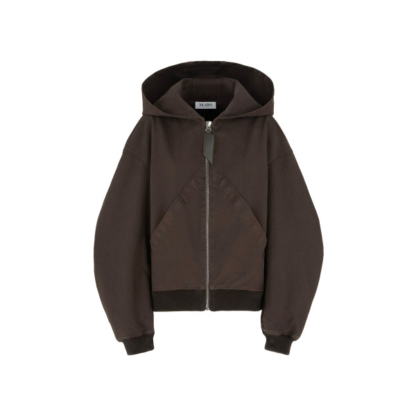 The Attico Brown Bomber - The Attico Jackets - Designed by Gilda Ambrosio & Giorgia Tordini - Shop at Luxury Shoes 
