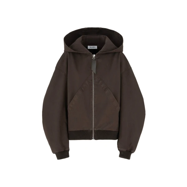 The Attico Brown Bomber - The Attico Jackets - Designed by Gilda Ambrosio & Giorgia Tordini - Shop at Luxury Shoes 