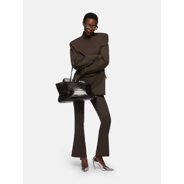 The Attico Brown Jacket - The Attico Jackets - Designed by Gilda Ambrosio & Giorgia Tordini - Shop at Luxury Shoes 