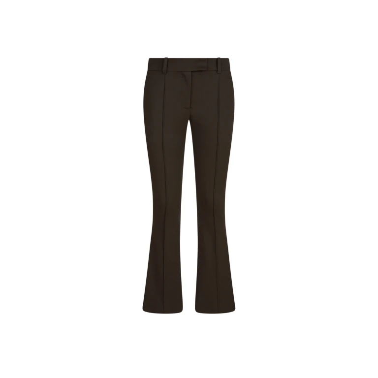 The Attico Brown Long Pant - The Attico Pants - Designed by Gilda Ambrosio & Giorgia Tordini - Shop at Luxury Shoes 