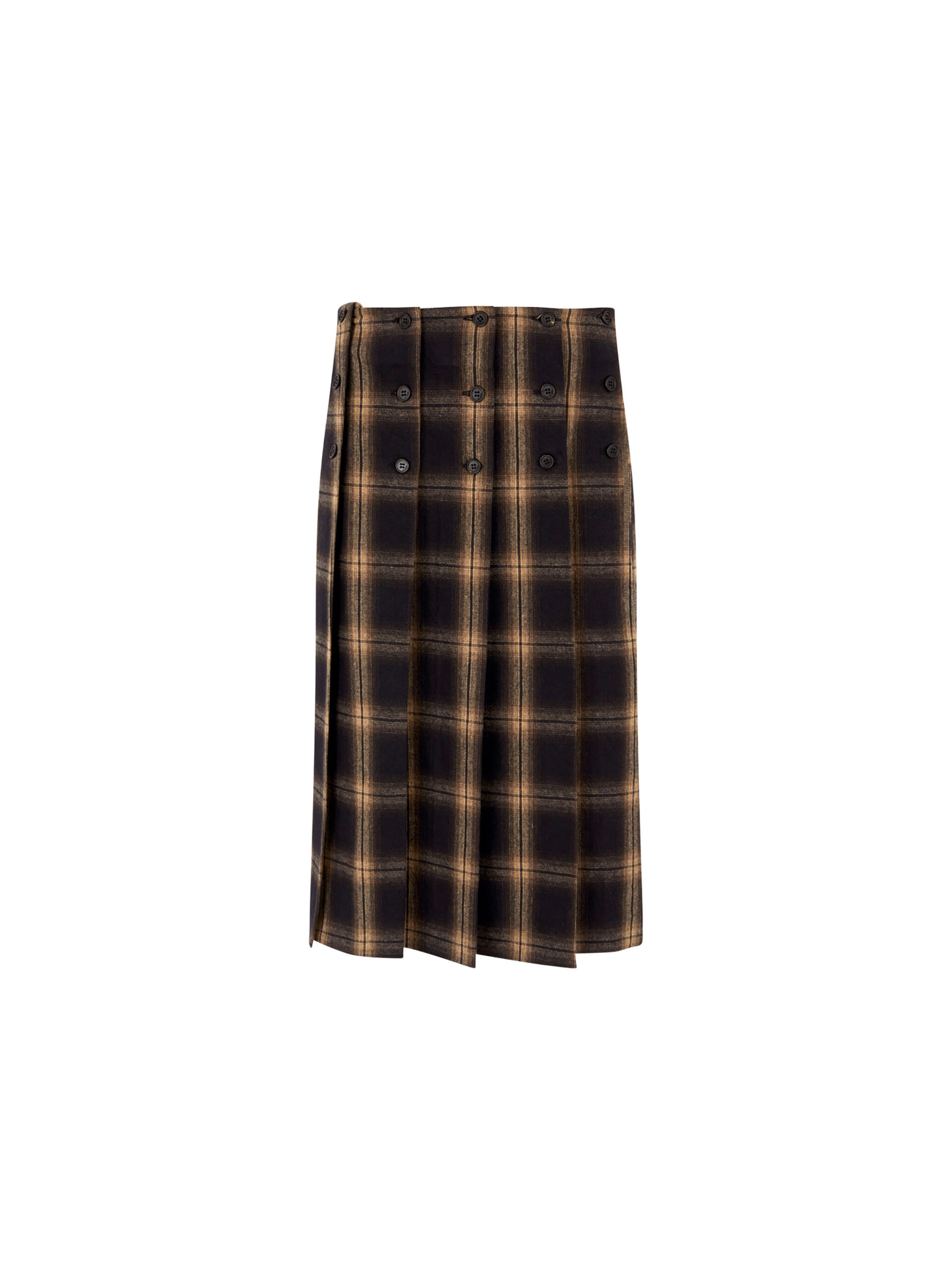 The Attico Brown Shades Midi Skirt - The Attico Skirts - Designed by Gilda Ambrosio & Giorgia Tordini - Shop at Luxury Shoes The Attico Brown Shades Midi Skirt - The Attico Skirts - Designed by Gilda Ambrosio & Giorgia Tordini - Shop at Luxury Shoes