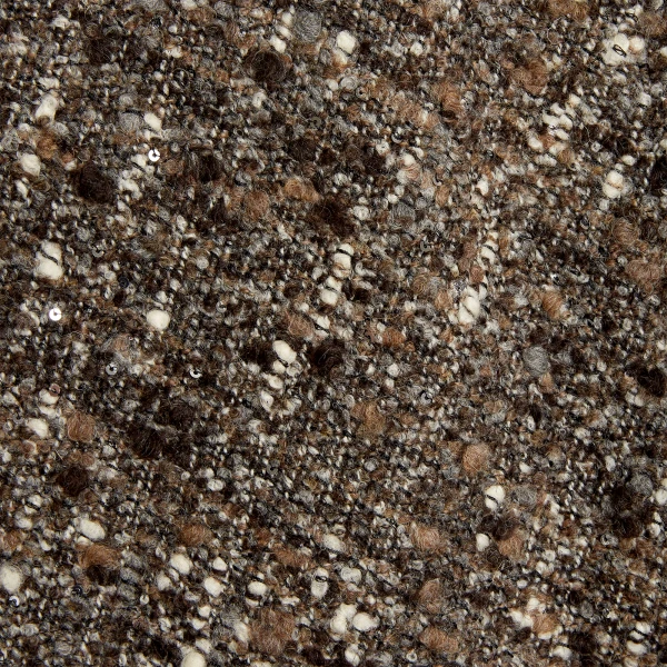 Giambattista Valli Brown Wool Rovings And Bouclé Jacket - Giambattista Valli Jackets - Romantic Couture - Shop at Luxury Shoes 