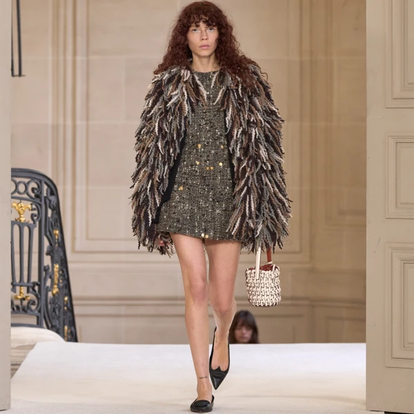 Giambattista Valli Brown Wool Rovings Coat - Giambattista Valli Coats - Romantic Couture - Shop at Luxury Shoes 
