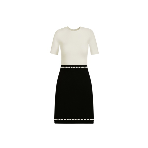 Oscar de la Renta Bubble Trim Dress - Oscar de la Renta Dresses - American Couture - Shop at Luxury Shoes 