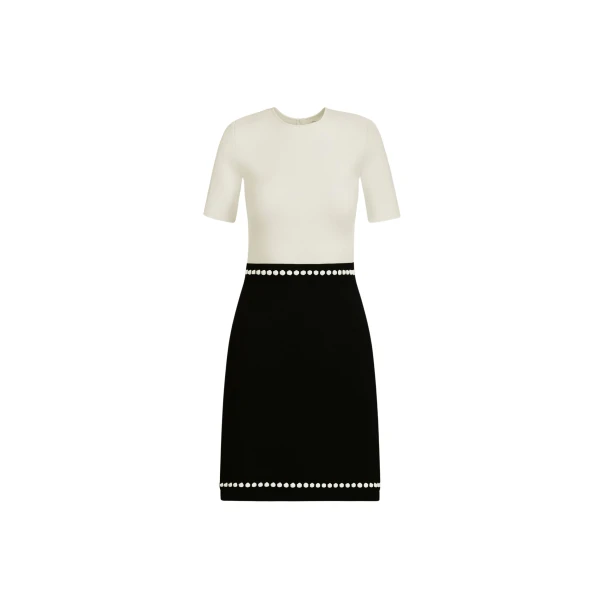 Oscar de la Renta Bubble Trim Dress - Oscar de la Renta Dresses - American Couture - Shop at Luxury Shoes 