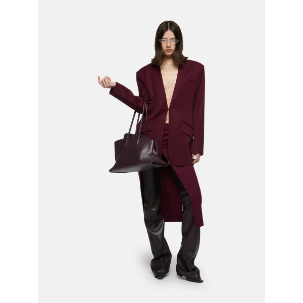 The Attico Burgundy Jacket - The Attico Jackets - Designed by Gilda Ambrosio & Giorgia Tordini - Shop at Luxury Shoes 