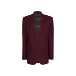 The Attico Burgundy Jacket - The Attico Jackets - Designed by Gilda Ambrosio & Giorgia Tordini - Shop at Luxury Shoes 