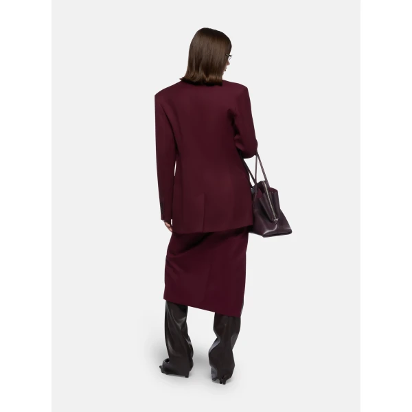 The Attico Burgundy Jacket - The Attico Jackets - Designed by Gilda Ambrosio & Giorgia Tordini - Shop at Luxury Shoes 