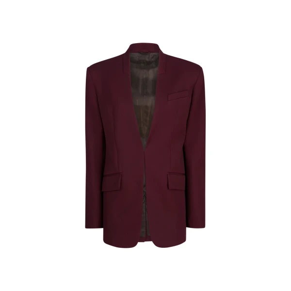 The Attico Burgundy Jacket - The Attico Jackets - Designed by Gilda Ambrosio & Giorgia Tordini - Shop at Luxury Shoes 