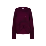 The Attico Burgundy Sweater - The Attico Knitwear - Designed by Gilda Ambrosio & Giorgia Tordini - Shop at Luxury Shoes 