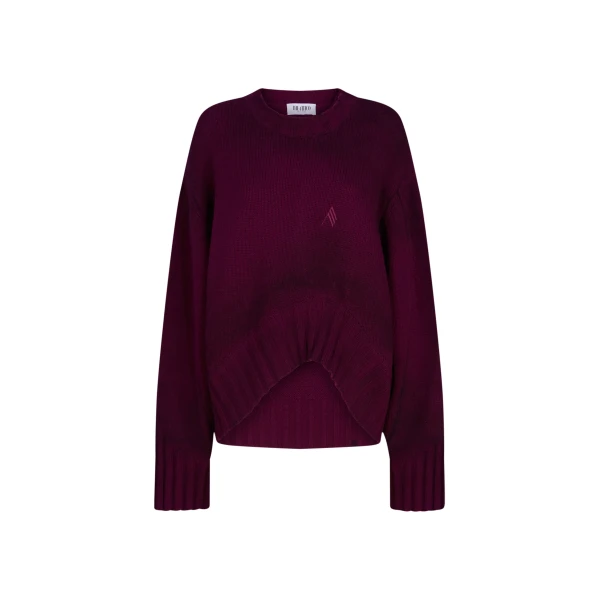 The Attico Burgundy Sweater - The Attico Knitwear - Designed by Gilda Ambrosio & Giorgia Tordini - Shop at Luxury Shoes 