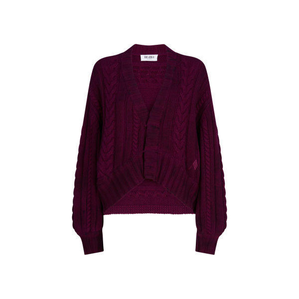 The Attico Burgundy Sweater - The Attico Knitwear - Designed by Gilda Ambrosio & Giorgia Tordini - Shop at Luxury Shoes 