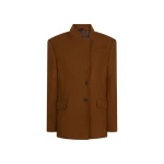The Attico Camel Jacket - The Attico Jackets - Designed by Gilda Ambrosio & Giorgia Tordini - Shop at Luxury Shoes 