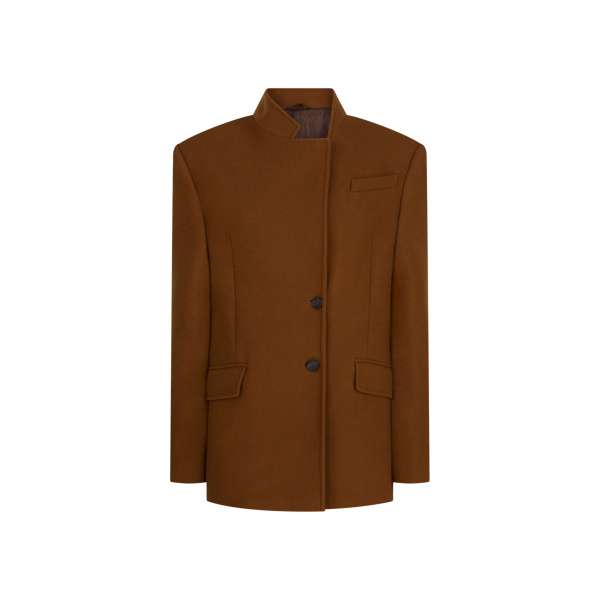 The Attico Camel Jacket - The Attico Jackets - Designed by Gilda Ambrosio & Giorgia Tordini - Shop at Luxury Shoes 