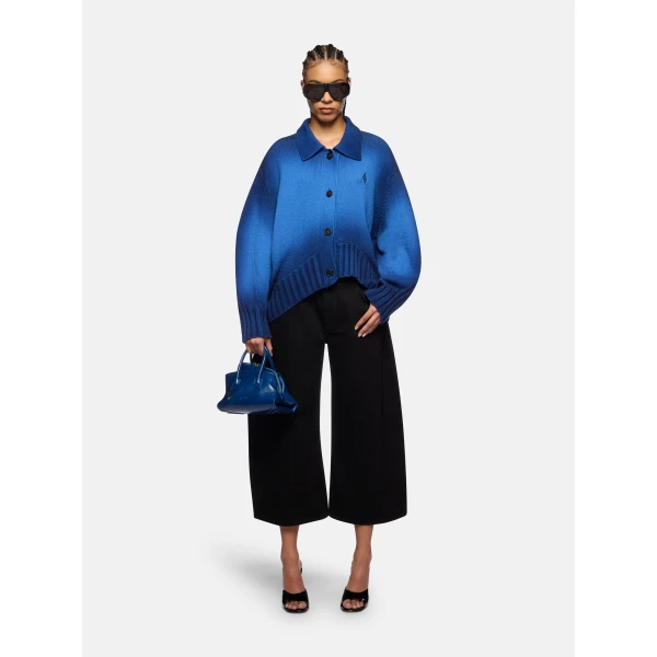 The Attico Cerulean Cardigan - The Attico Knitwear - Designed by Gilda Ambrosio & Giorgia Tordini - Shop at Luxury Shoes 