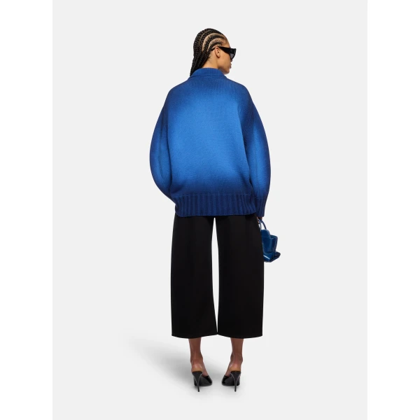 The Attico Cerulean Cardigan - The Attico Knitwear - Designed by Gilda Ambrosio & Giorgia Tordini - Shop at Luxury Shoes 