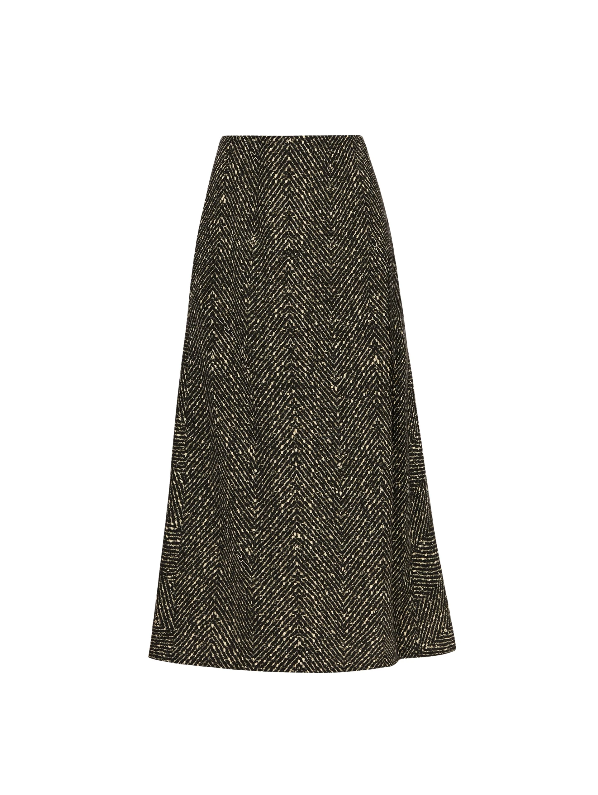 Chevron-Wool-Skirt-Oscar-de-la-Renta-Skirts49630_nobg Oscar de la Renta Chevron Wool Skirt - Oscar de la Renta Skirts - American Couture - Shop at Luxury Shoes