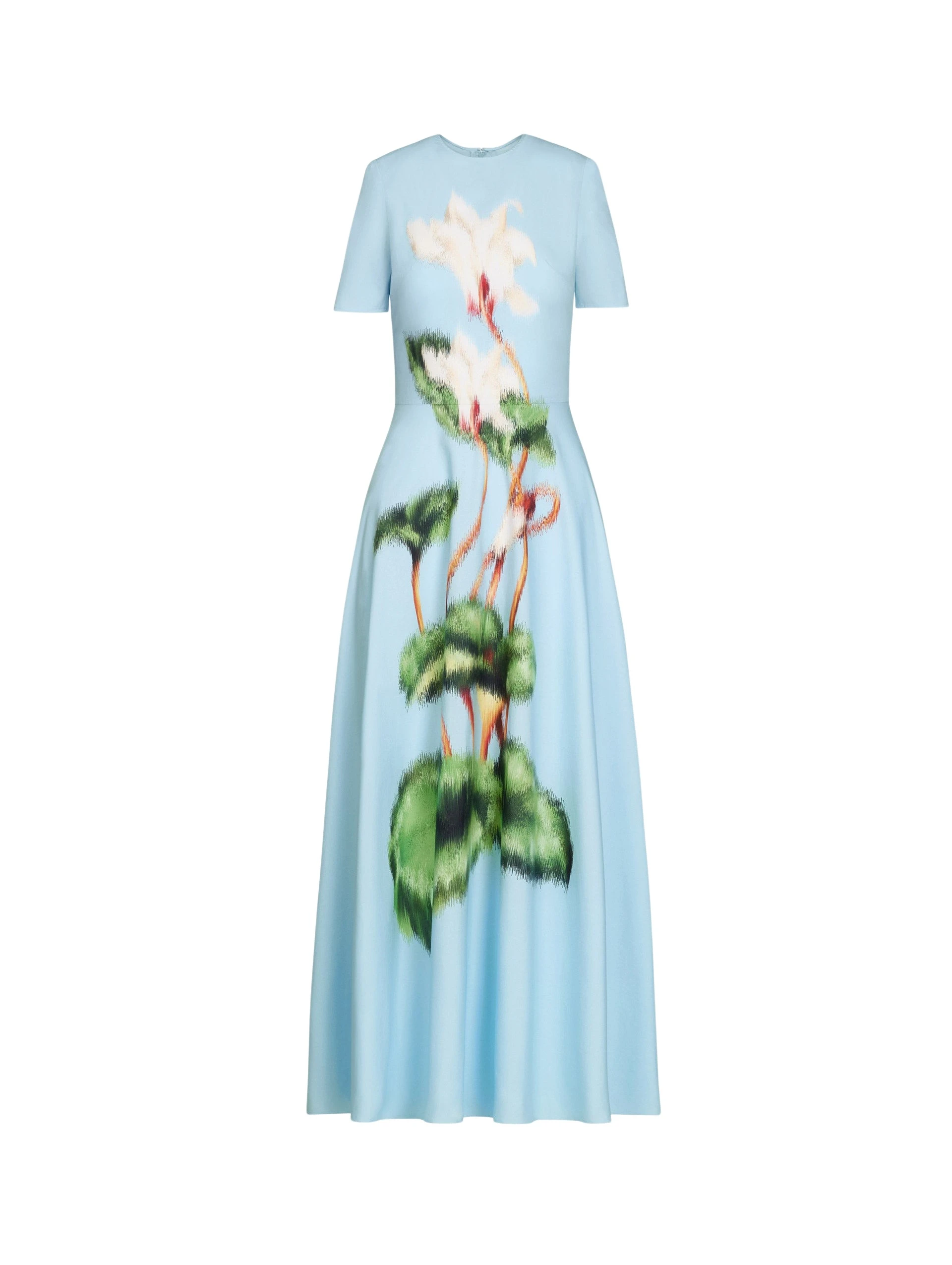 Chine-Cyclamen-Cotton-Poplin-Dress-Oscar-de-la-Renta-Dresses94556_nobg Oscar de la Renta Chiné Cyclamen Cotton Poplin Dress - Oscar de la Renta Dresses - American Couture - Shop at Luxury Shoes