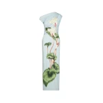 Oscar de la Renta Chiné Cyclamen Jersey Dress - Oscar de la Renta Dresses - American Couture - Shop at Luxury Shoes 