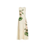 Oscar de la Renta Chiné Cyclamen Wool Dress - Oscar de la Renta Dresses - American Couture - Shop at Luxury Shoes 