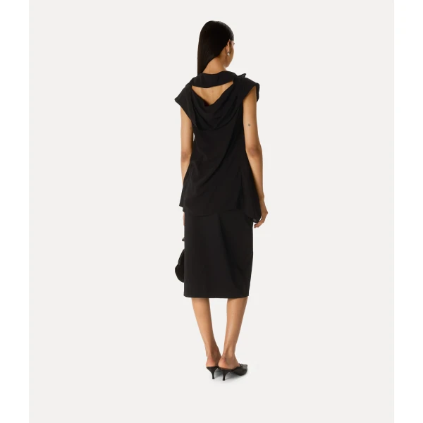 Vivienne Westwood Cross Over Top - Vivienne Westwood Tops - Punk Luxury - Shop at Luxury Shoes 