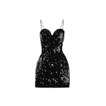 Oscar de la Renta Crystal Cluster Embroidered Dress - Oscar de la Renta Dresses - American Couture - Shop at Luxury Shoes 