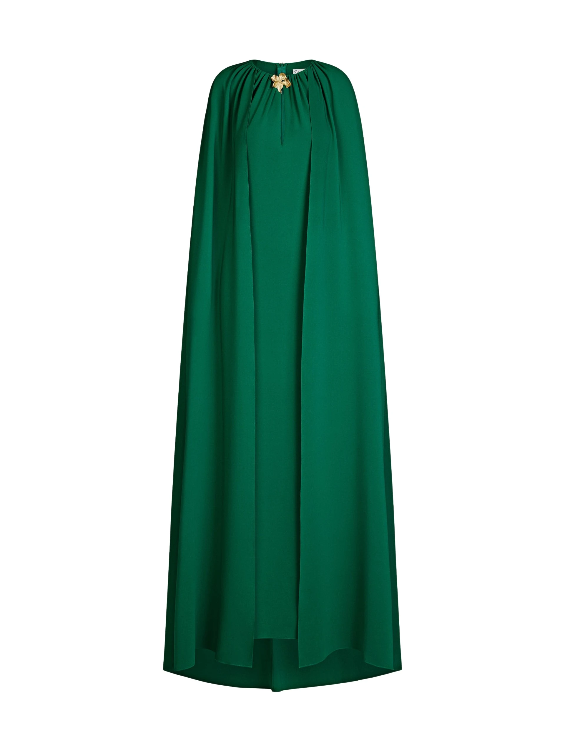 Cyclamen-Detailed-Georgette-Caftan-Oscar-de-la-Renta-Dresses84829_nobg Oscar de la Renta Cyclamen-Detailed Georgette Caftan - Oscar de la Renta Dresses - American Couture - Shop at Luxury Shoes