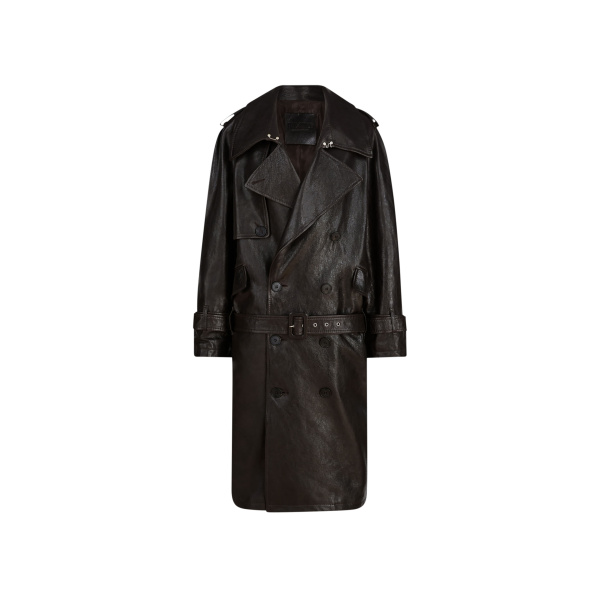 The Attico Dark Brown Trench - The Attico Coats - Designed by Gilda Ambrosio & Giorgia Tordini - Shop at Luxury Shoes 