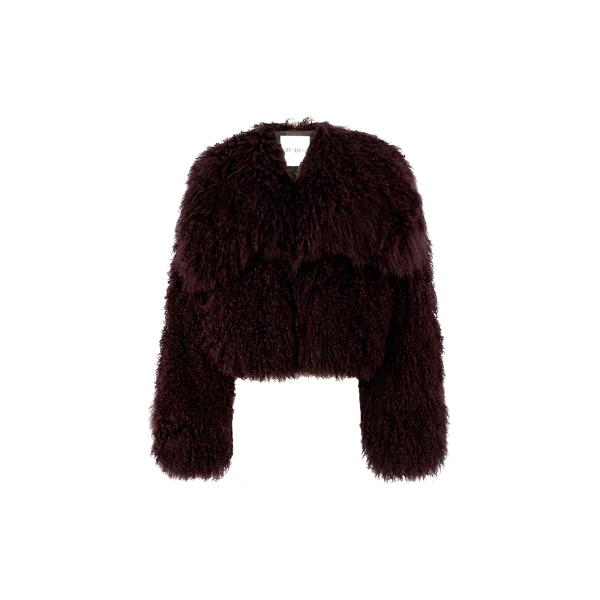 The Attico Dark Grapes Bomber - The Attico Jackets - Designed by Gilda Ambrosio & Giorgia Tordini - Shop at Luxury Shoes 