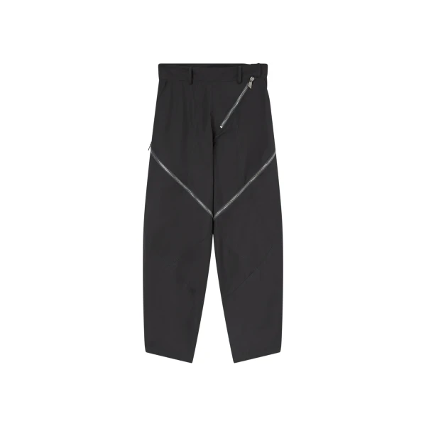 The Attico Dark Grey Long Pant - The Attico Pants - Designed by Gilda Ambrosio & Giorgia Tordini - Shop at Luxury Shoes 