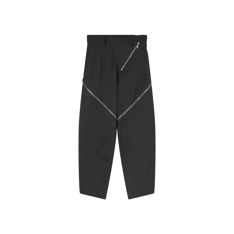 The Attico Dark Grey Long Pant - The Attico Pants - Designed by Gilda Ambrosio & Giorgia Tordini - Shop at Luxury Shoes 