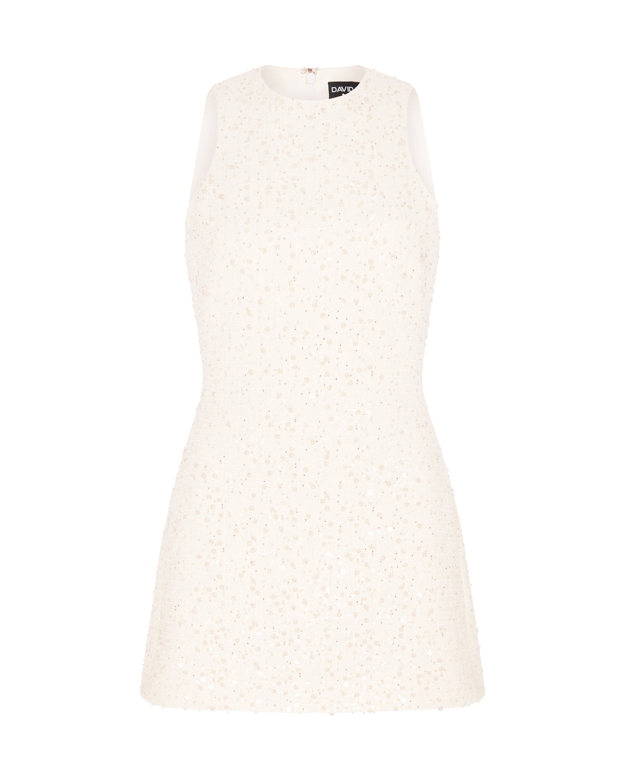 David Koma Sequin Boucle Mini Dress