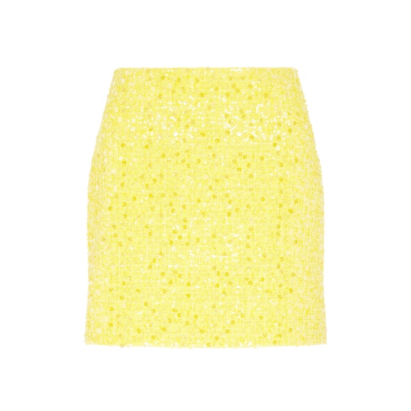 David Koma Sequin Boucle Mini Skirt