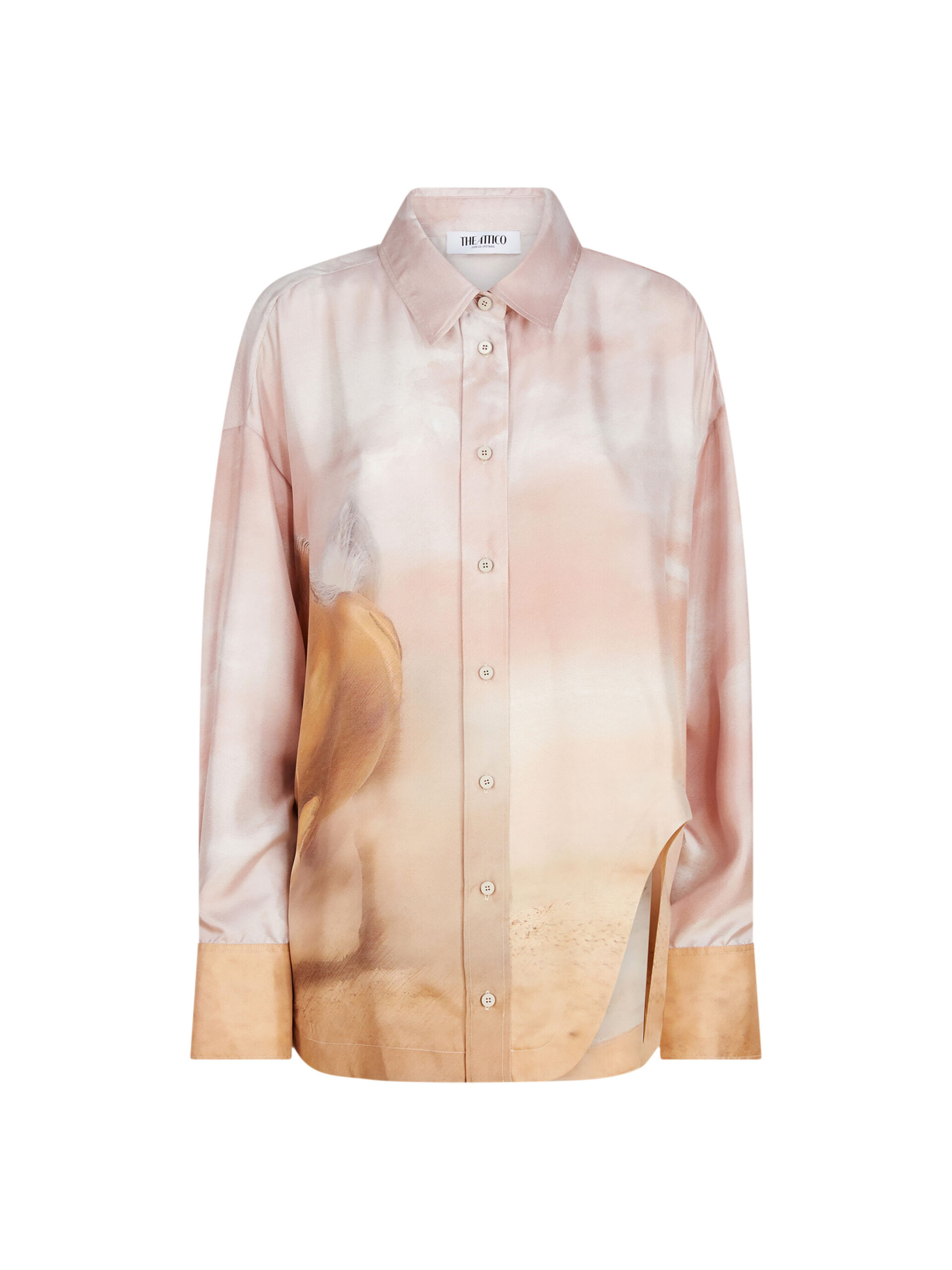 The Attico 'Diana'' Pink Shades Shirt - The Attico Tops - Designed by Gilda Ambrosio & Giorgia Tordini - Shop at Luxury Shoes The Attico 'Diana'' Pink Shades Shirt - The Attico Tops - Designed by Gilda Ambrosio & Giorgia Tordini - Shop at Luxury Shoes