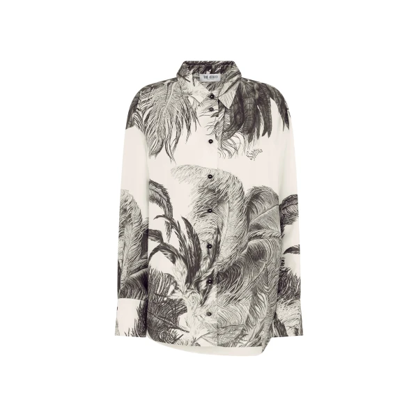 The Attico 'Diana'' White And Black Shirt - The Attico Tops - Designed by Gilda Ambrosio & Giorgia Tordini - Shop at Luxury Shoes 