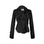 Vivienne Westwood Drunken Shirt - Vivienne Westwood Tops - Punk Luxury - Shop at Luxury Shoes 