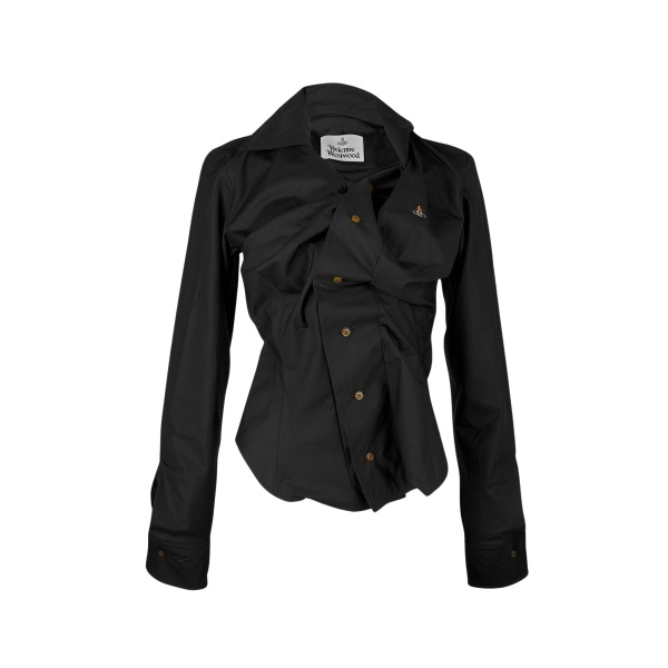 Vivienne Westwood Drunken Shirt - Vivienne Westwood Tops - Punk Luxury - Shop at Luxury Shoes 