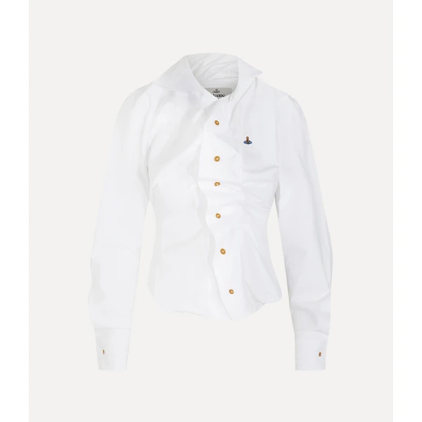 Vivienne Westwood Drunken Shirt - Vivienne Westwood Tops - Punk Luxury - Shop at Luxury Shoes 