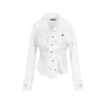 Vivienne Westwood Drunken Shirt - Vivienne Westwood Tops - Punk Luxury - Shop at Luxury Shoes 